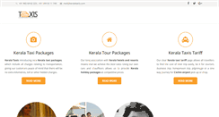 Desktop Screenshot of keralataxis.com