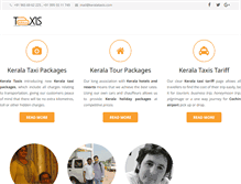 Tablet Screenshot of keralataxis.com